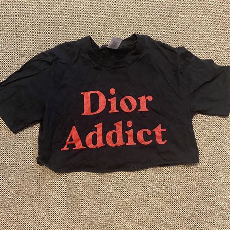 dior addict cropped tee|Dior Addict .